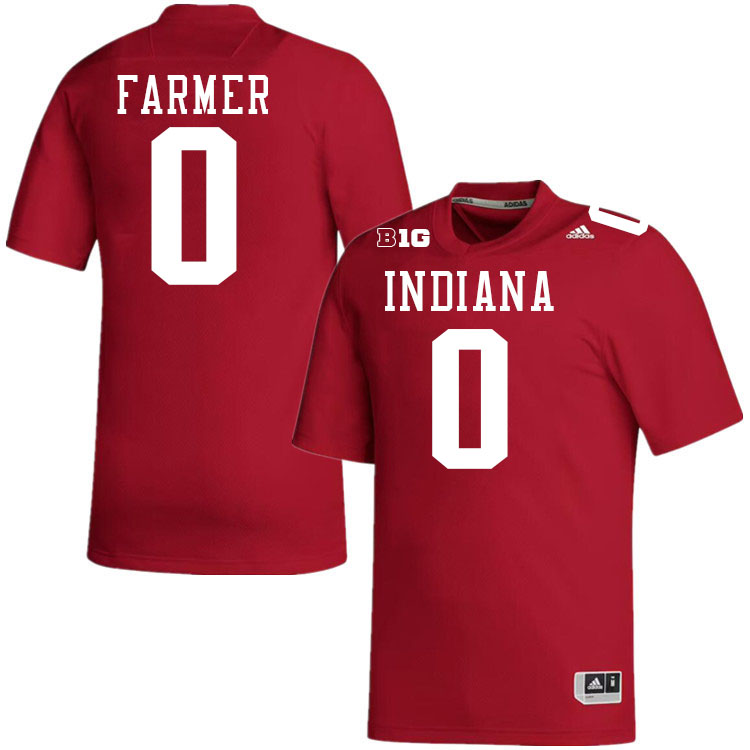 Jamari Farmer Indiana Jerssey,Indiana University Hooisers Football Jersey,Uniforms-Crimson